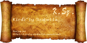 Király Szabella névjegykártya